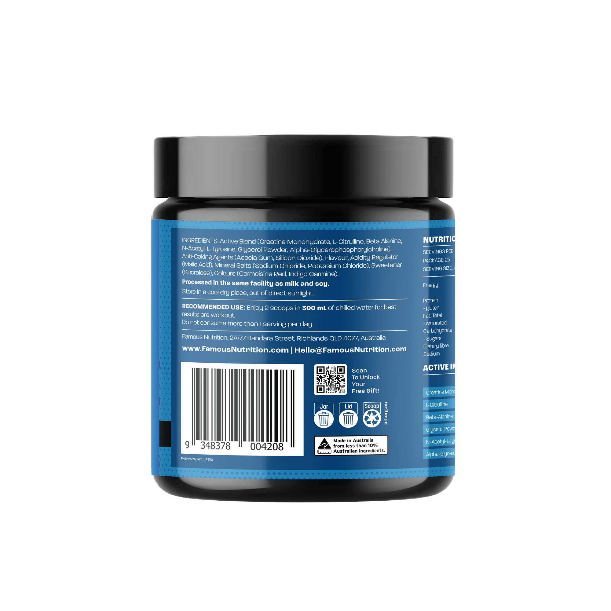 Pre Workout Caffeine Free