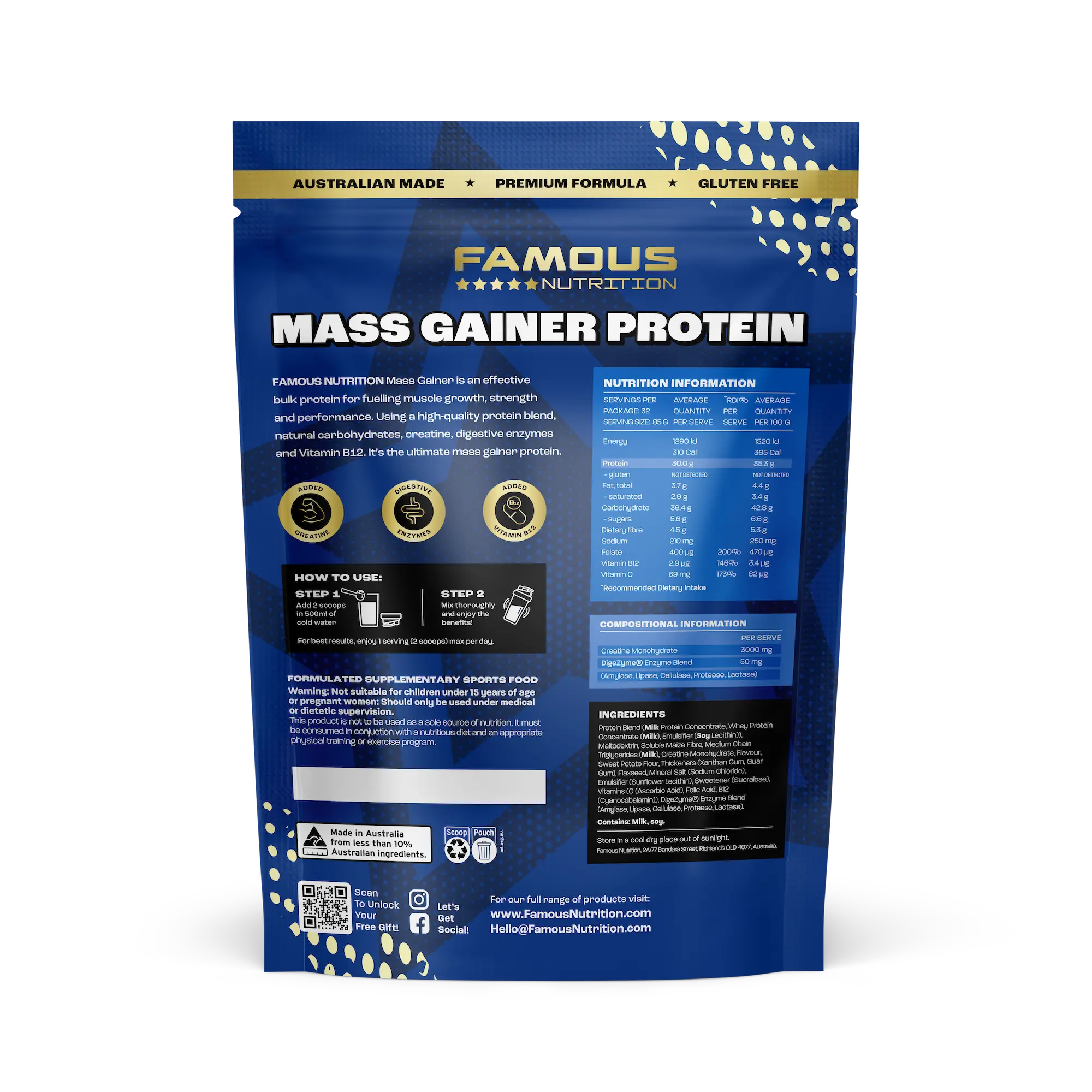 Mass Gainer + Creatine