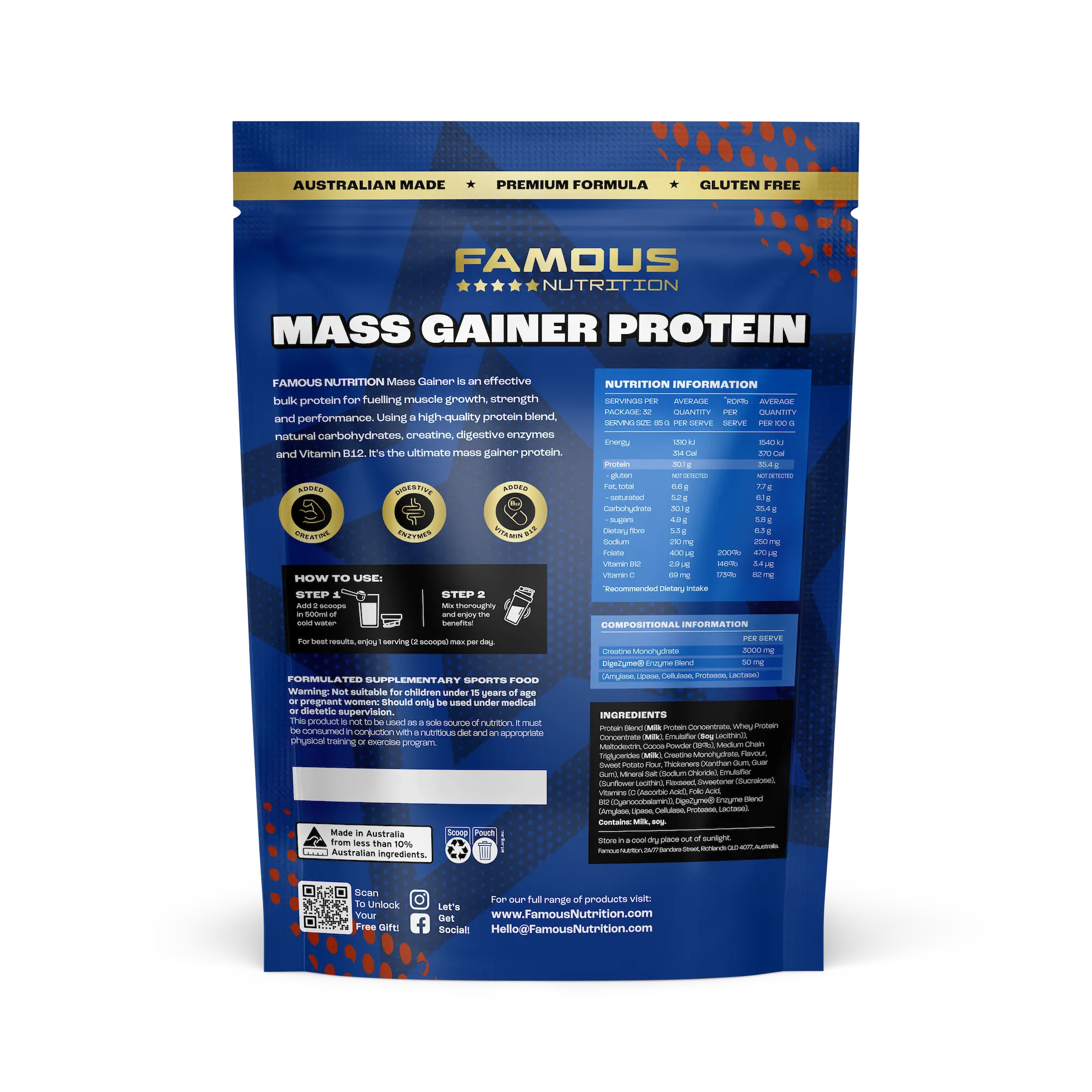 Mass Gainer + Creatine
